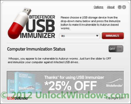 Bitdefender USB Immunizer