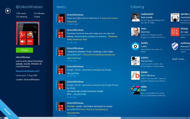MetroTwit for Windows 8