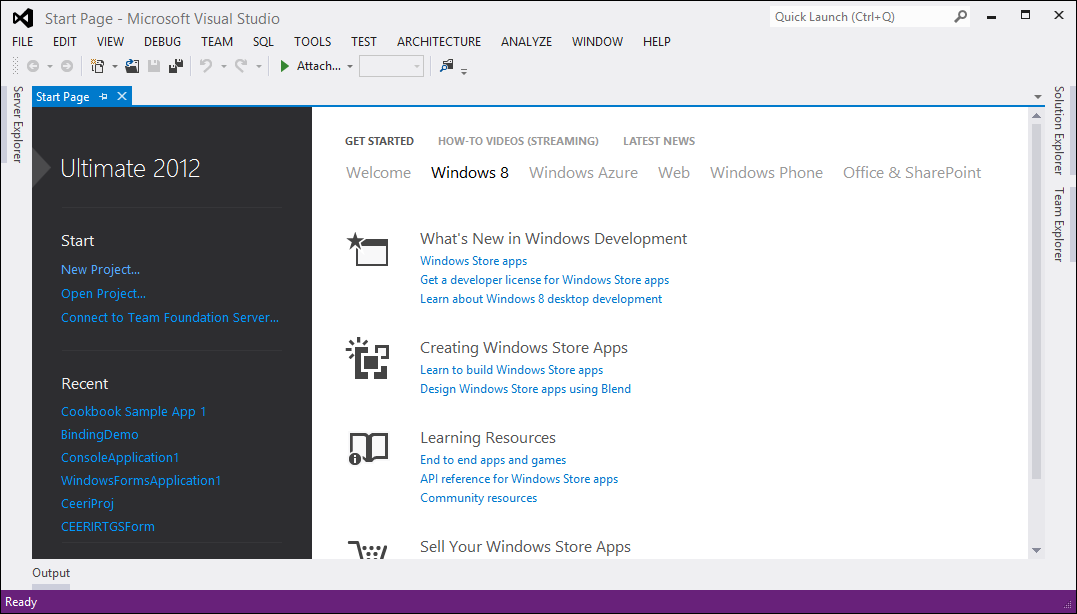 Visual Studio 2012