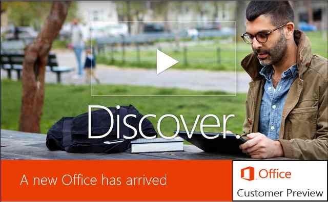 Office 2013 Customer Preview