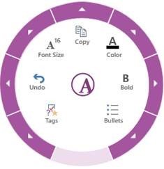 Radial Menu Windows 8